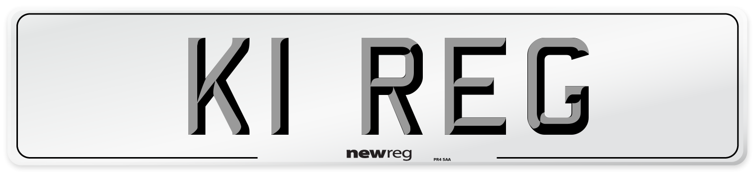K1 REG Number Plate from New Reg